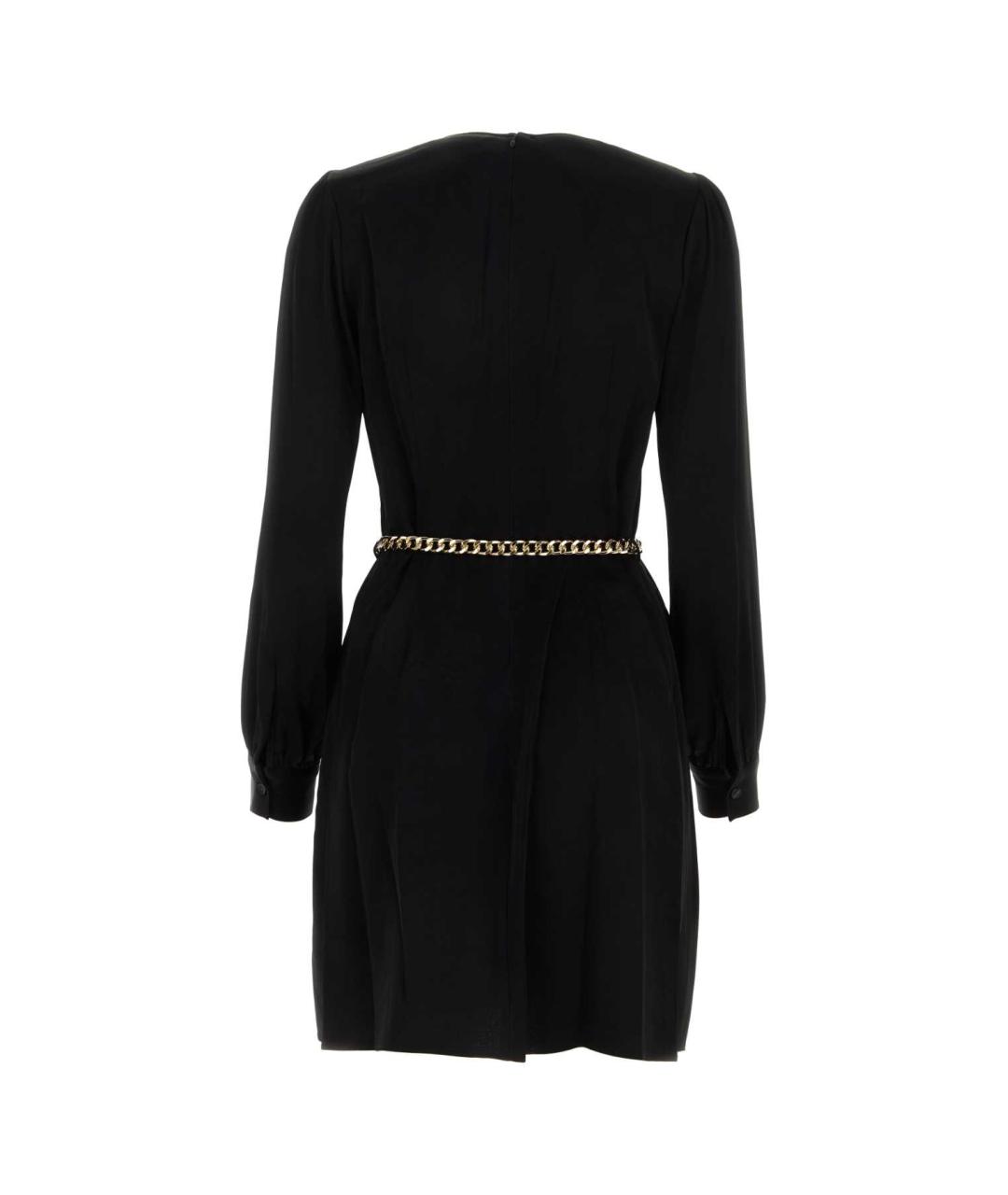 MICHAEL MICHAEL KORS Черное ацетатное повседневное платье, фото 2