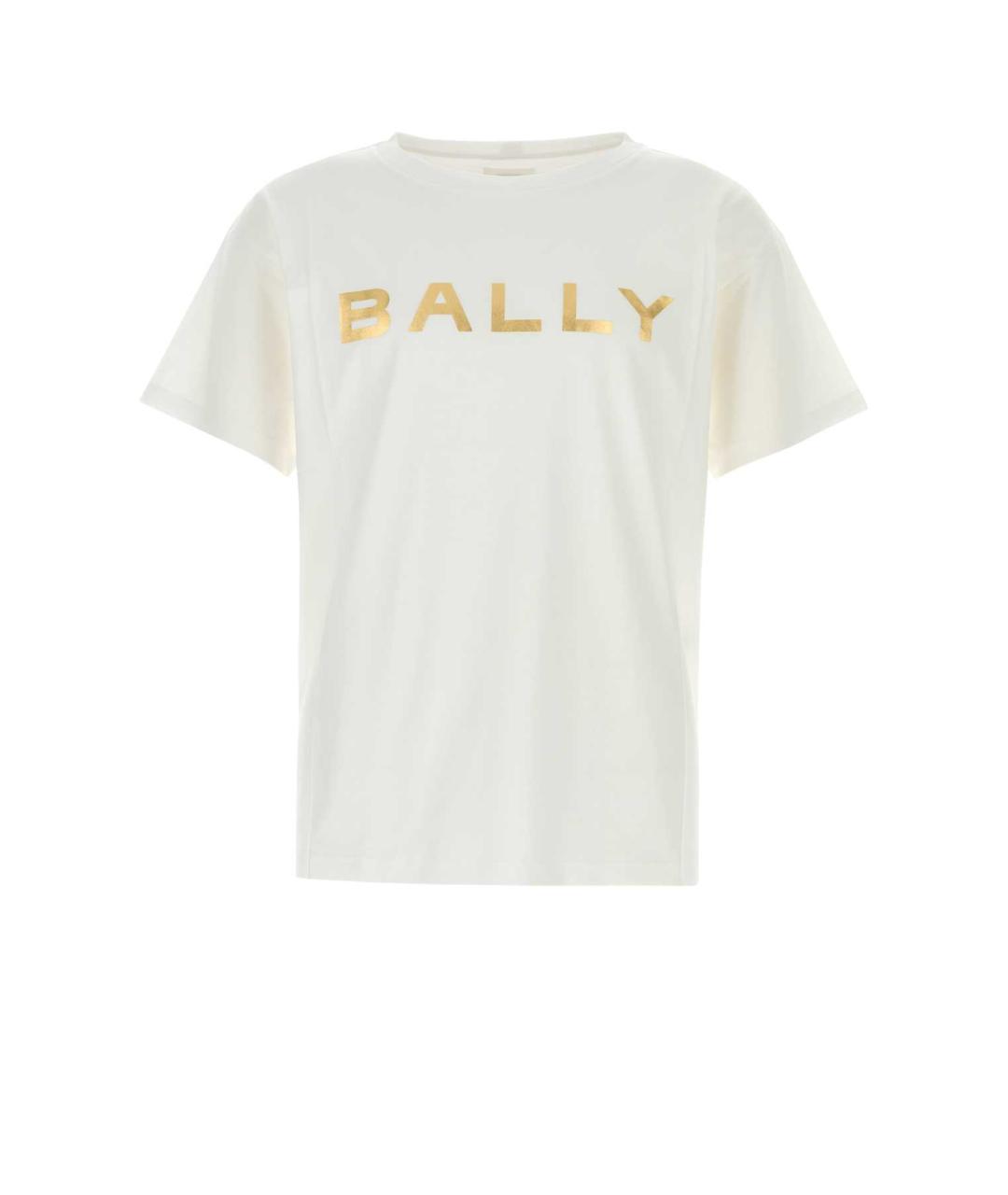 BALLY Белая хлопковая футболка, фото 1