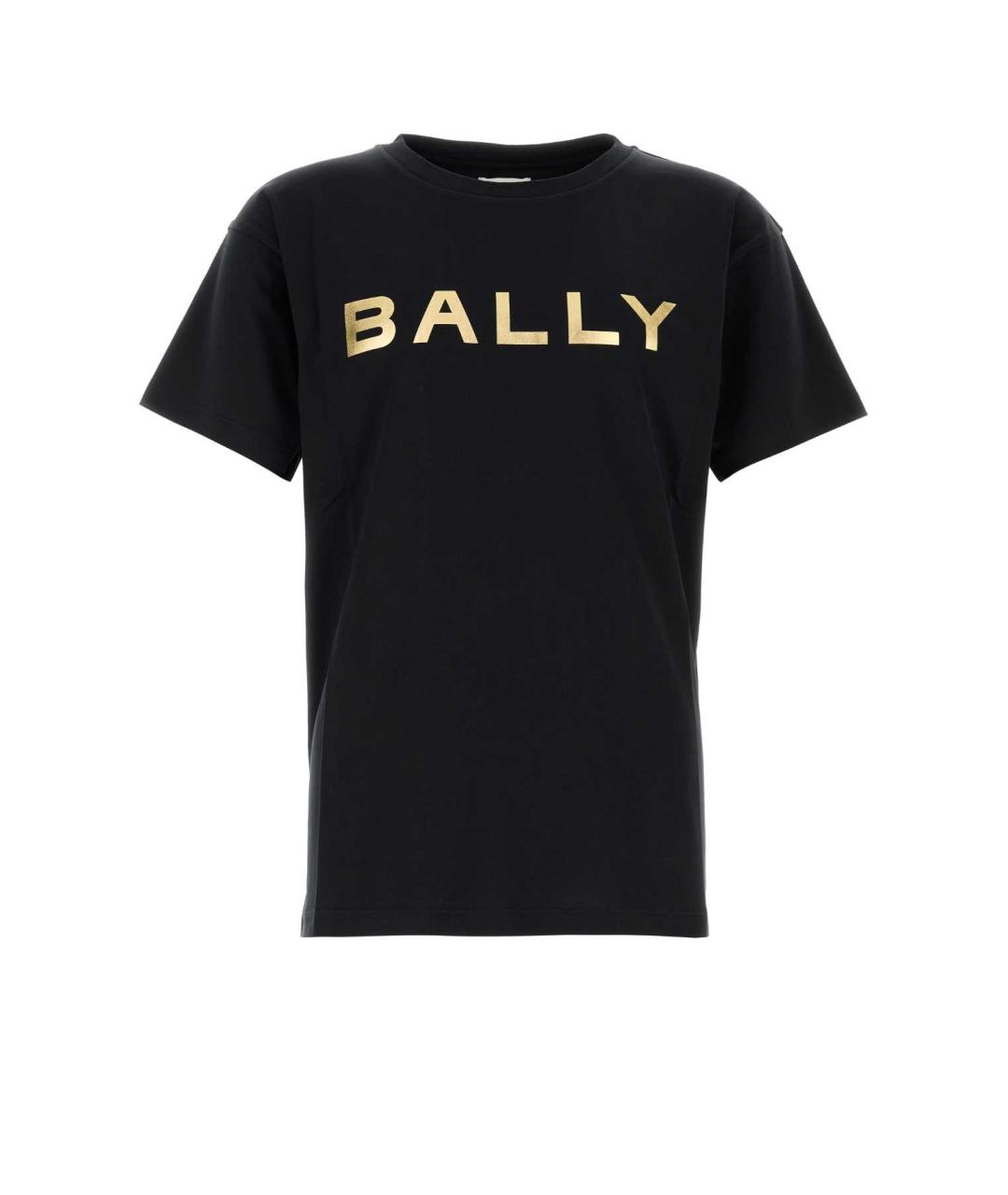 BALLY Черная хлопковая футболка, фото 1