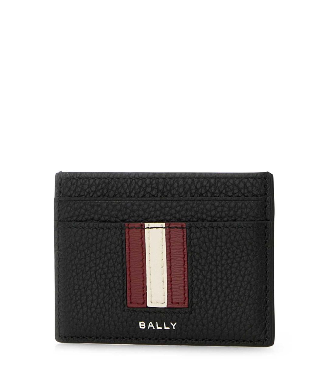 BALLY Черный кожаный кардхолдер, фото 2