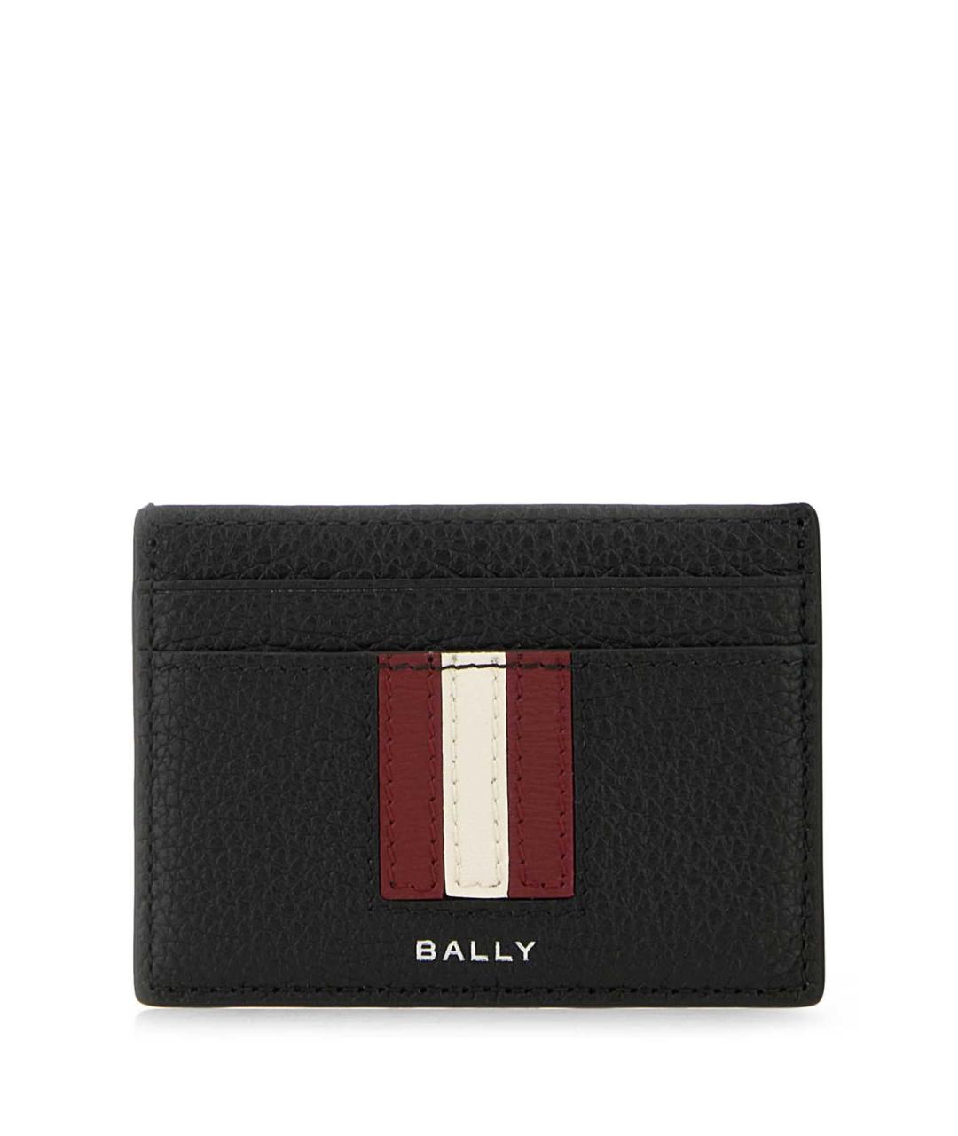 BALLY Черный кожаный кардхолдер, фото 1