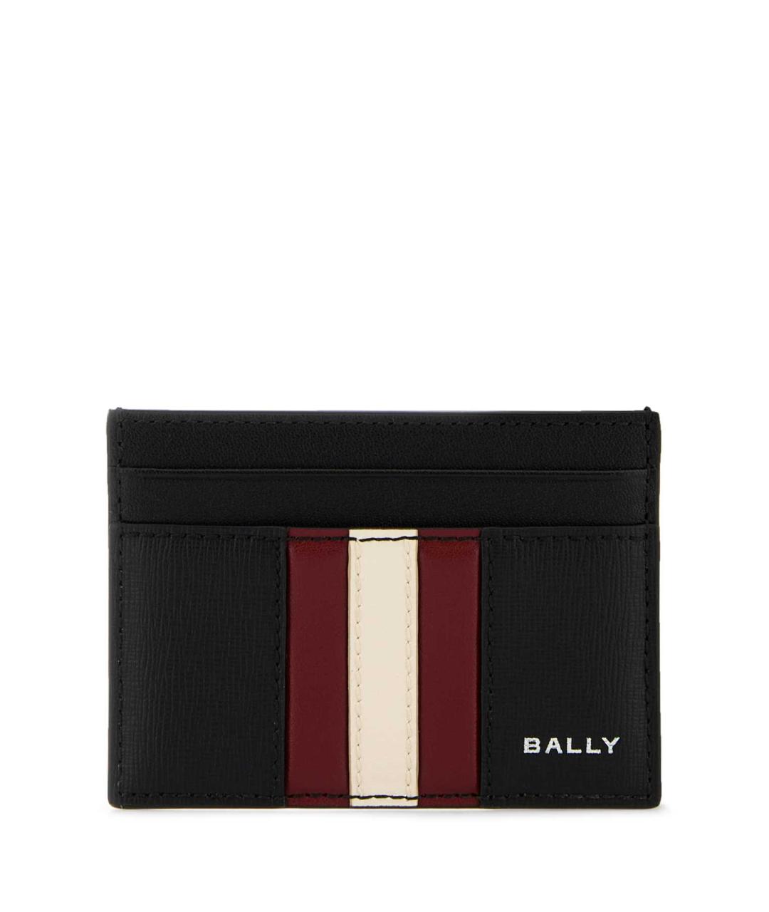 BALLY Черный кожаный кардхолдер, фото 1