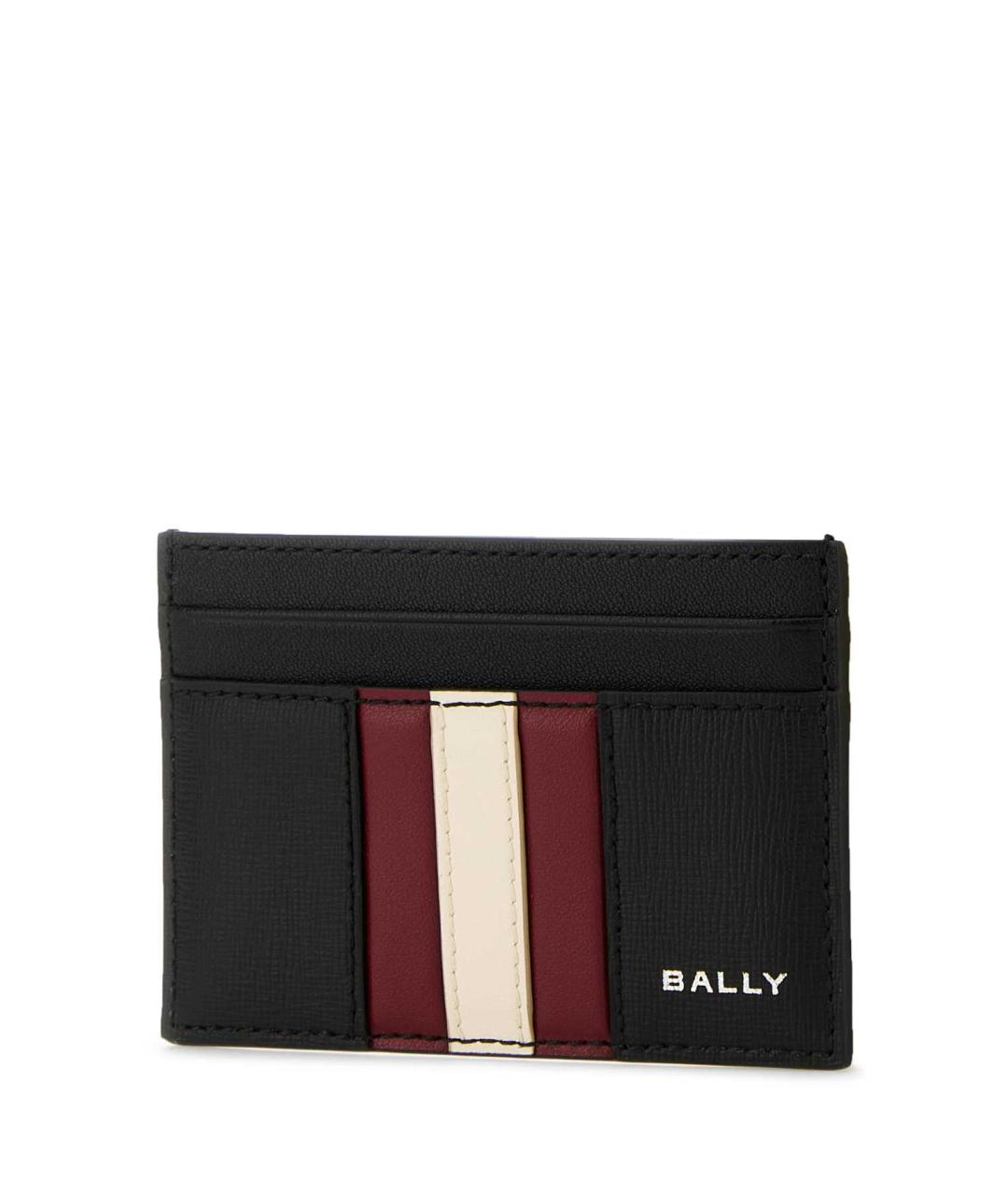 BALLY Черный кожаный кардхолдер, фото 2