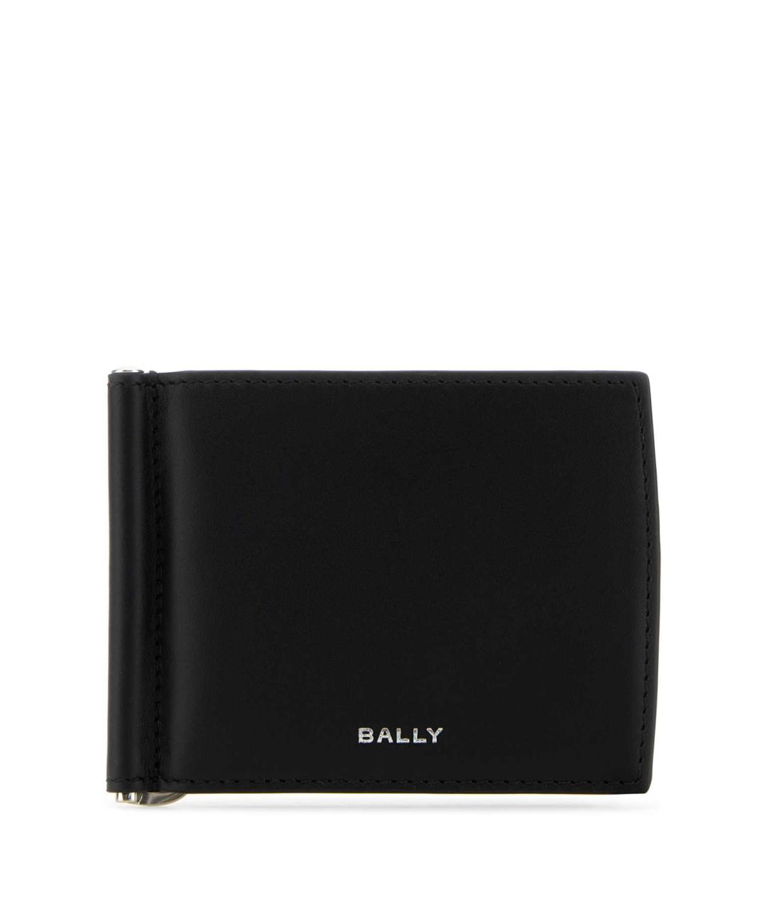 BALLY Черный кожаный кошелек, фото 1