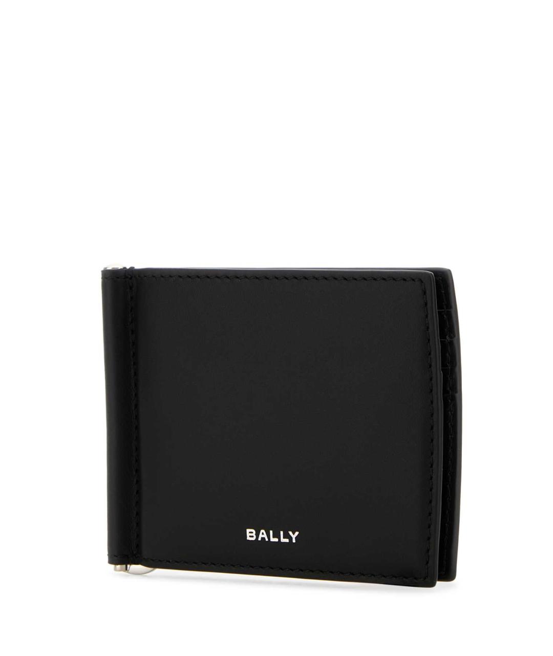 BALLY Черный кожаный кошелек, фото 2