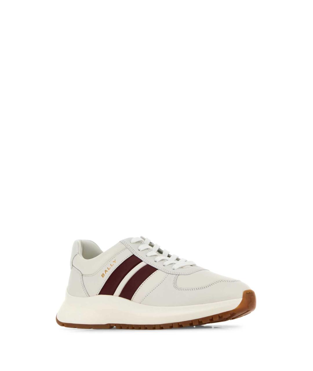 BALLY Белые синтетические низкие кроссовки / кеды, фото 2