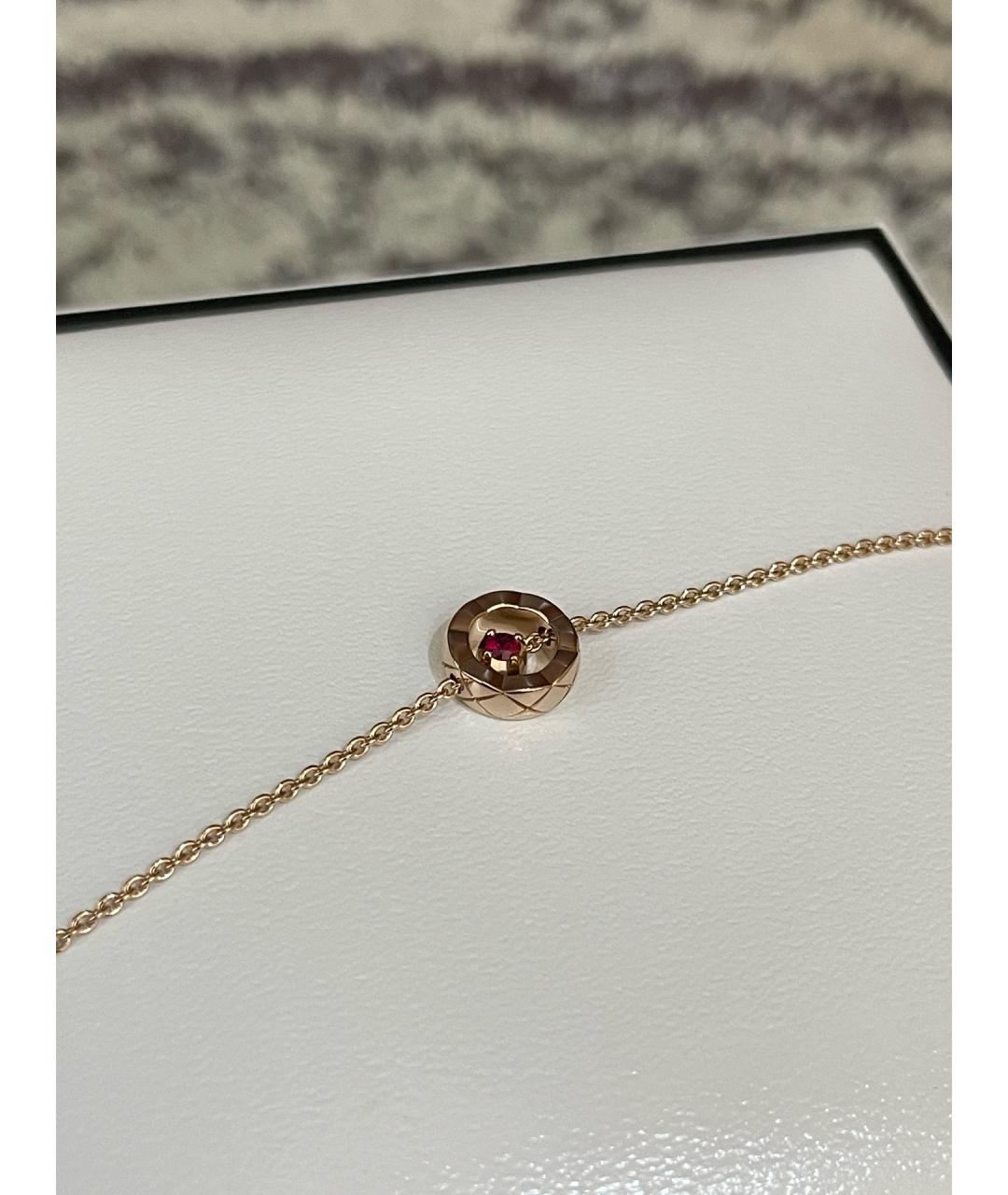 CHANEL Бежевый браслет из желтого золота, фото 4