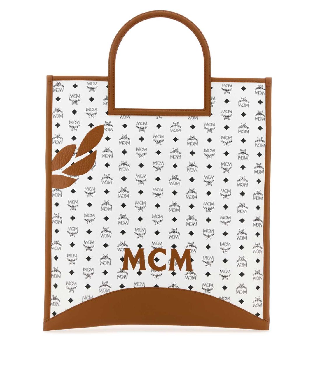 MCM Бежевая сумка тоут, фото 3