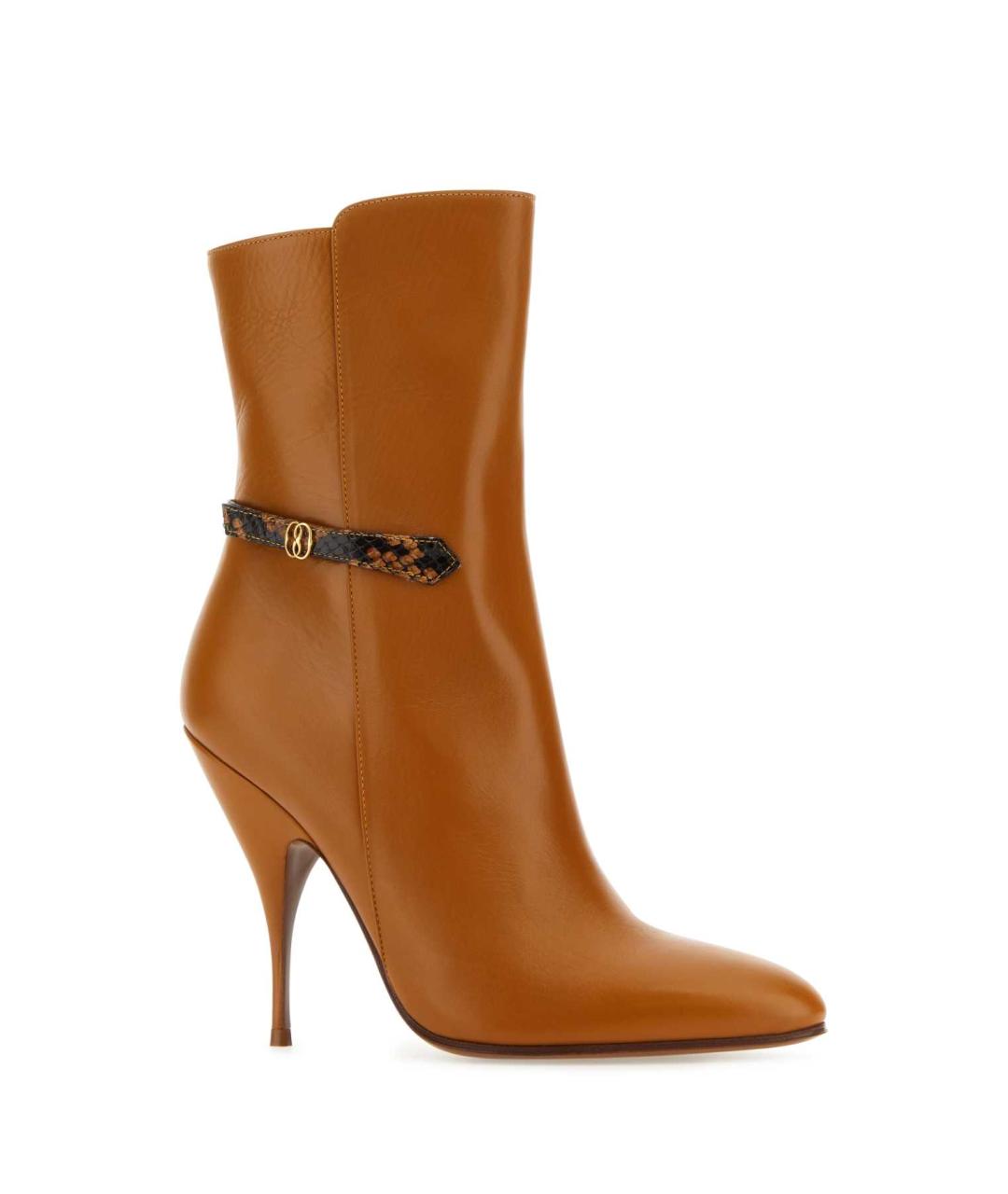 BALLY Бежевые кожаные ботильоны, фото 2