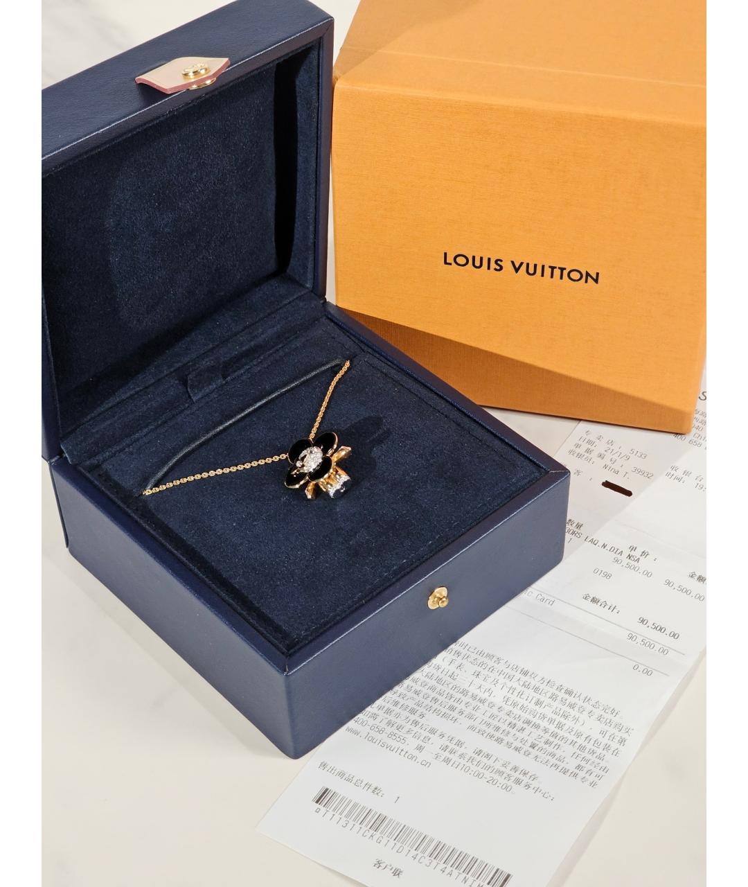LOUIS VUITTON Золотая подвеска из желтого золота, фото 2