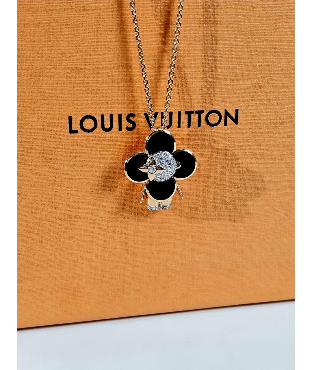 LOUIS VUITTON Золотая подвеска из желтого золота, фото 3