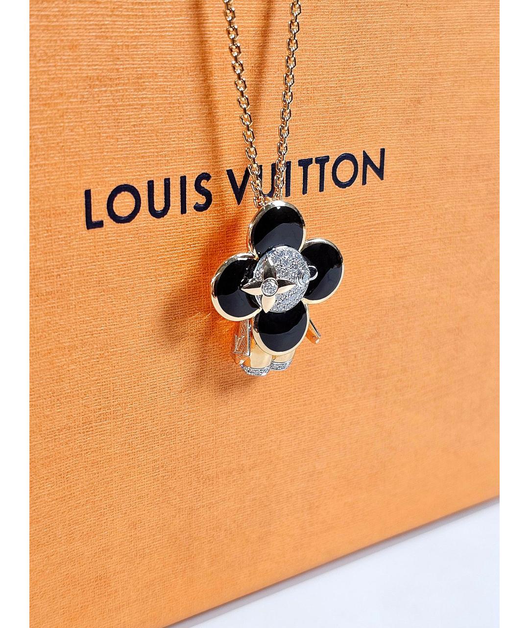 LOUIS VUITTON Золотая подвеска из желтого золота, фото 4