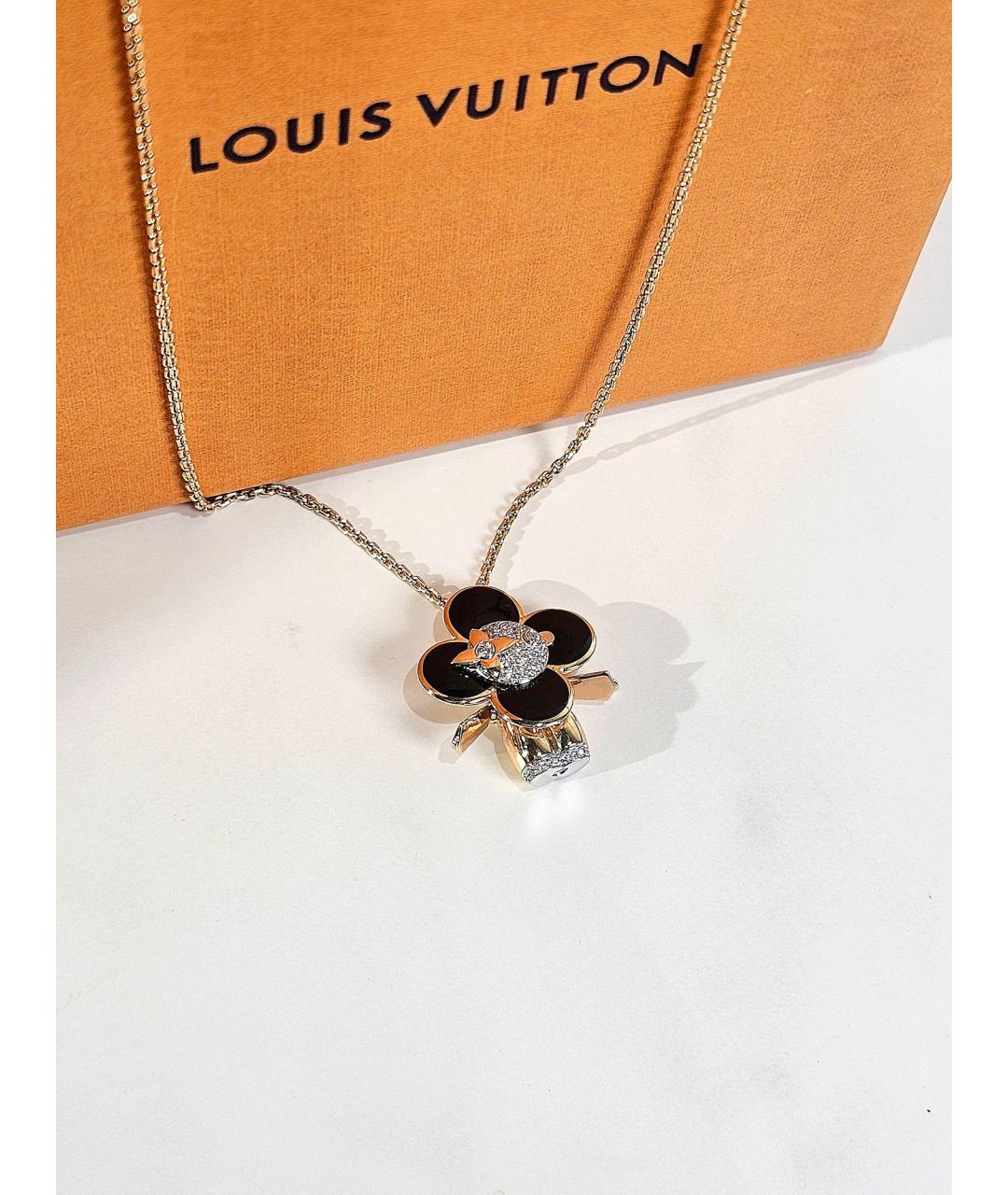 LOUIS VUITTON Золотая подвеска из желтого золота, фото 5