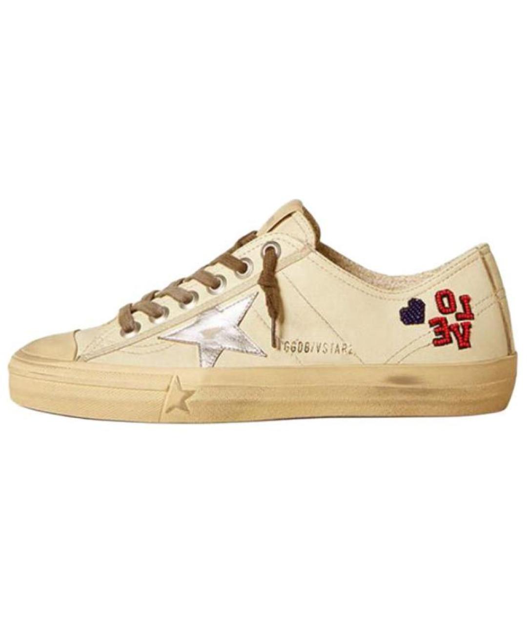 GOLDEN GOOSE DELUXE BRAND Бежевые кеды, фото 2