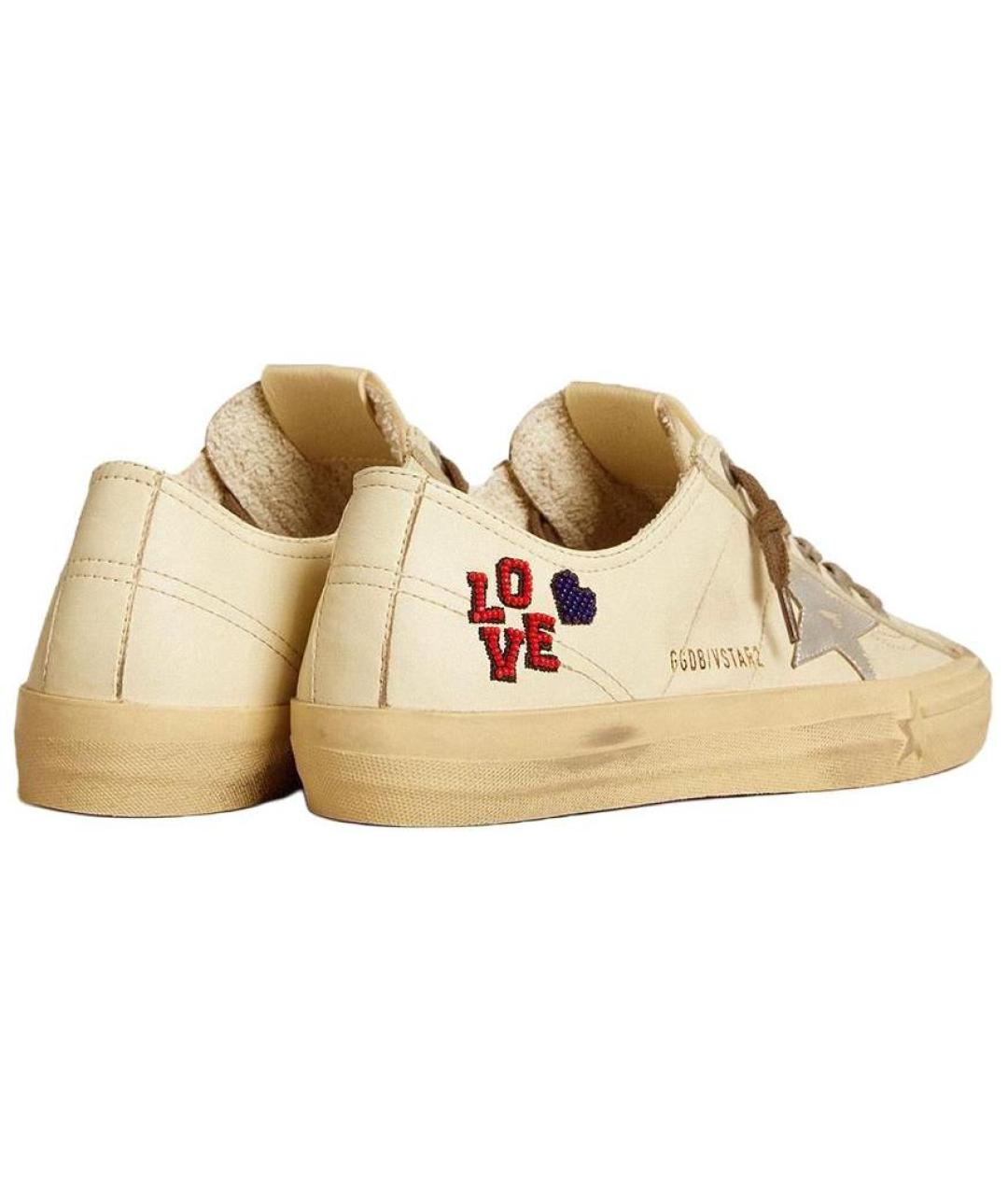 GOLDEN GOOSE DELUXE BRAND Бежевые кеды, фото 4