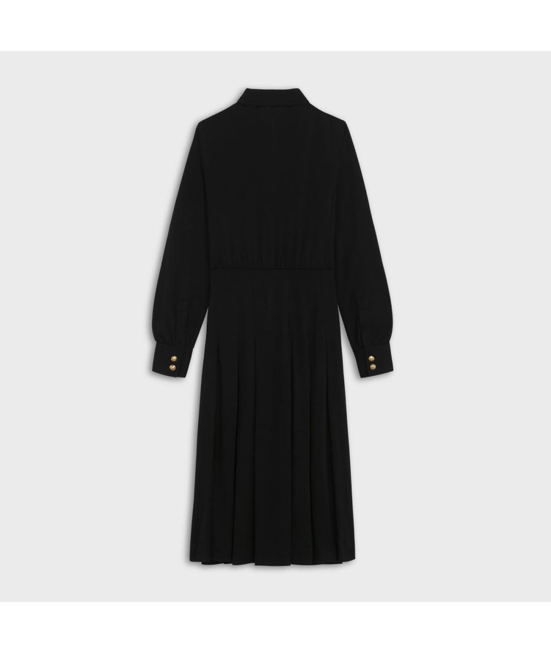CELINE Черное повседневное платье, фото 2