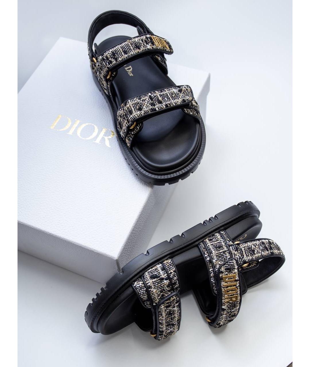 CHRISTIAN DIOR Мульти сандалии, фото 2