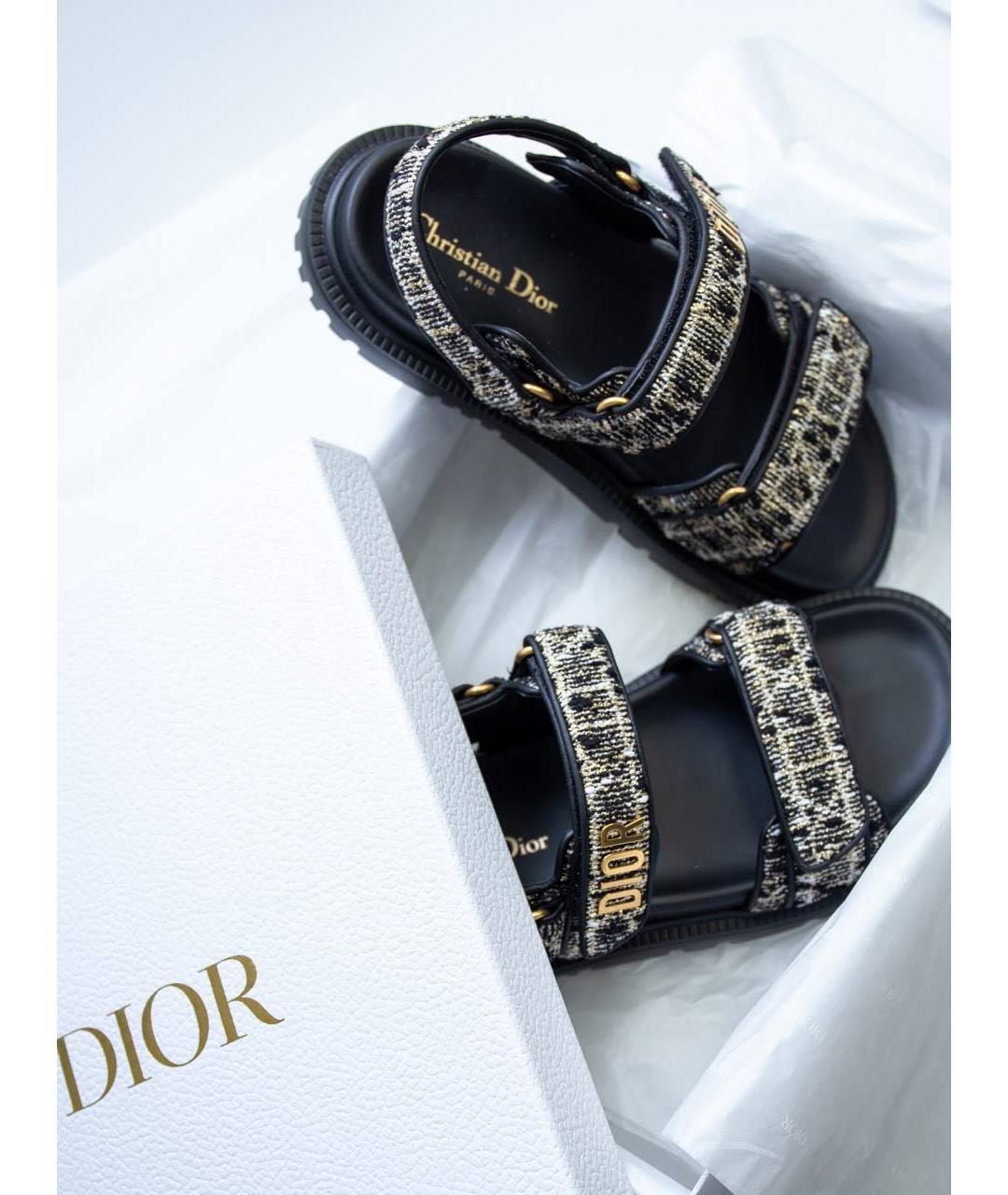 CHRISTIAN DIOR Мульти сандалии, фото 5