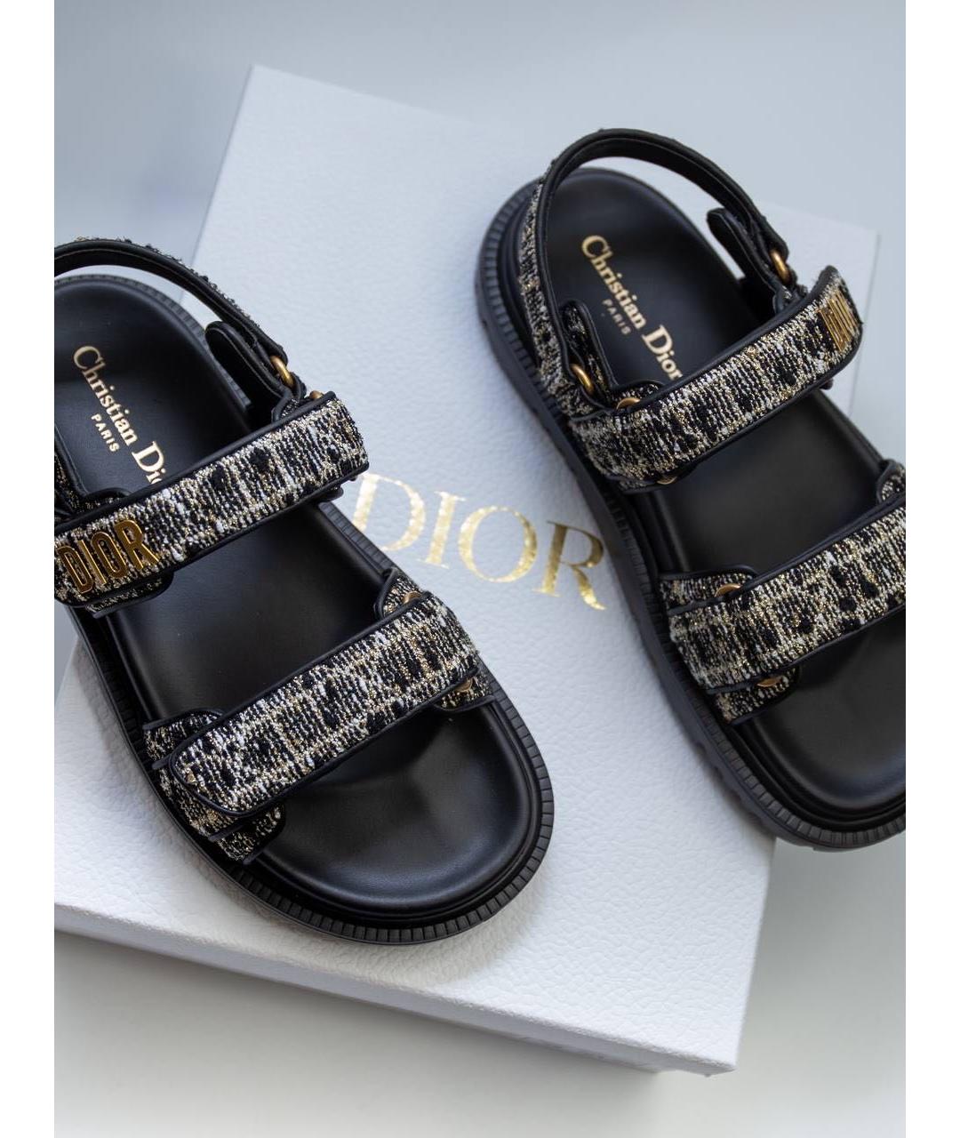 CHRISTIAN DIOR Мульти сандалии, фото 3