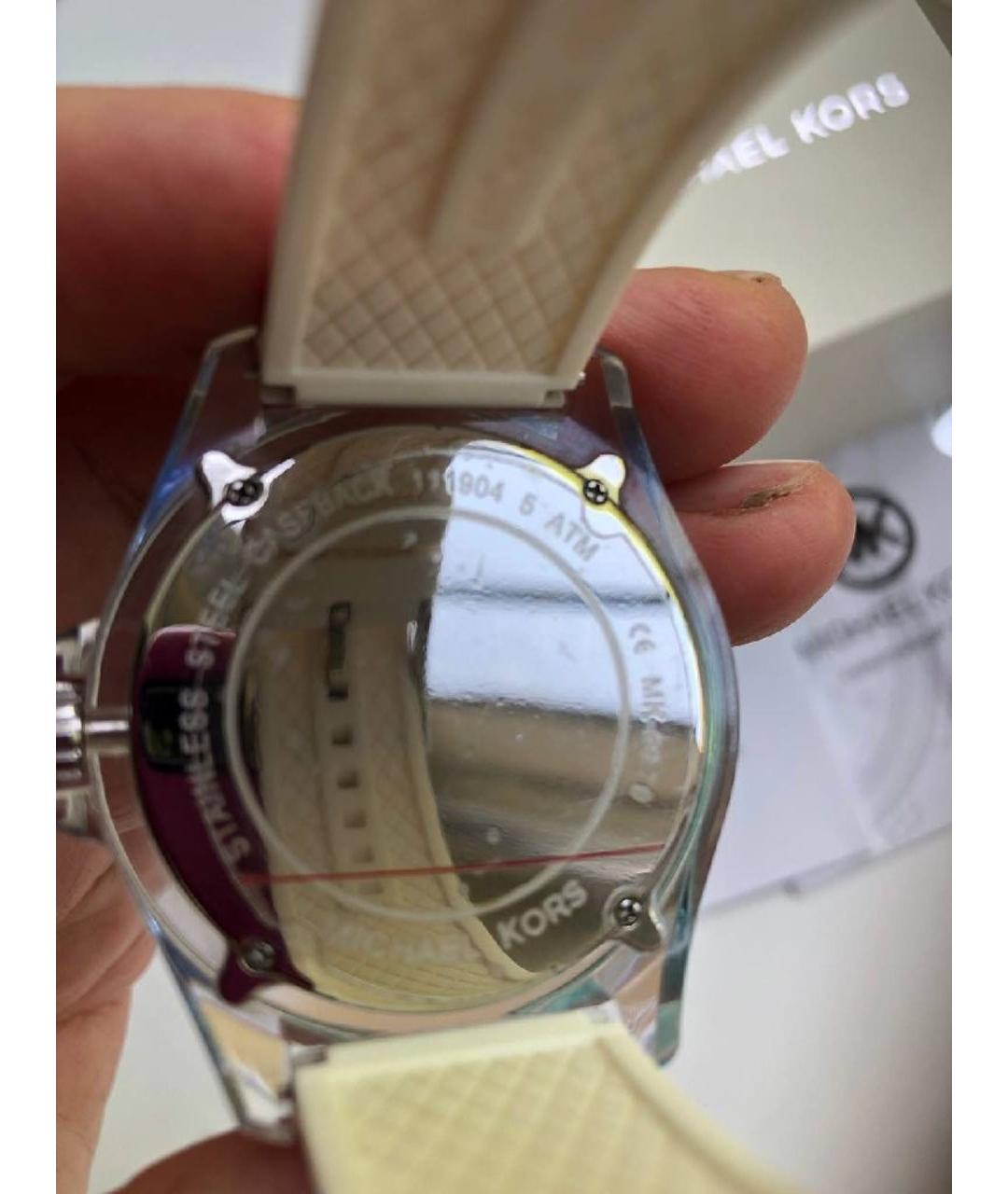 MICHAEL KORS Белые часы, фото 3