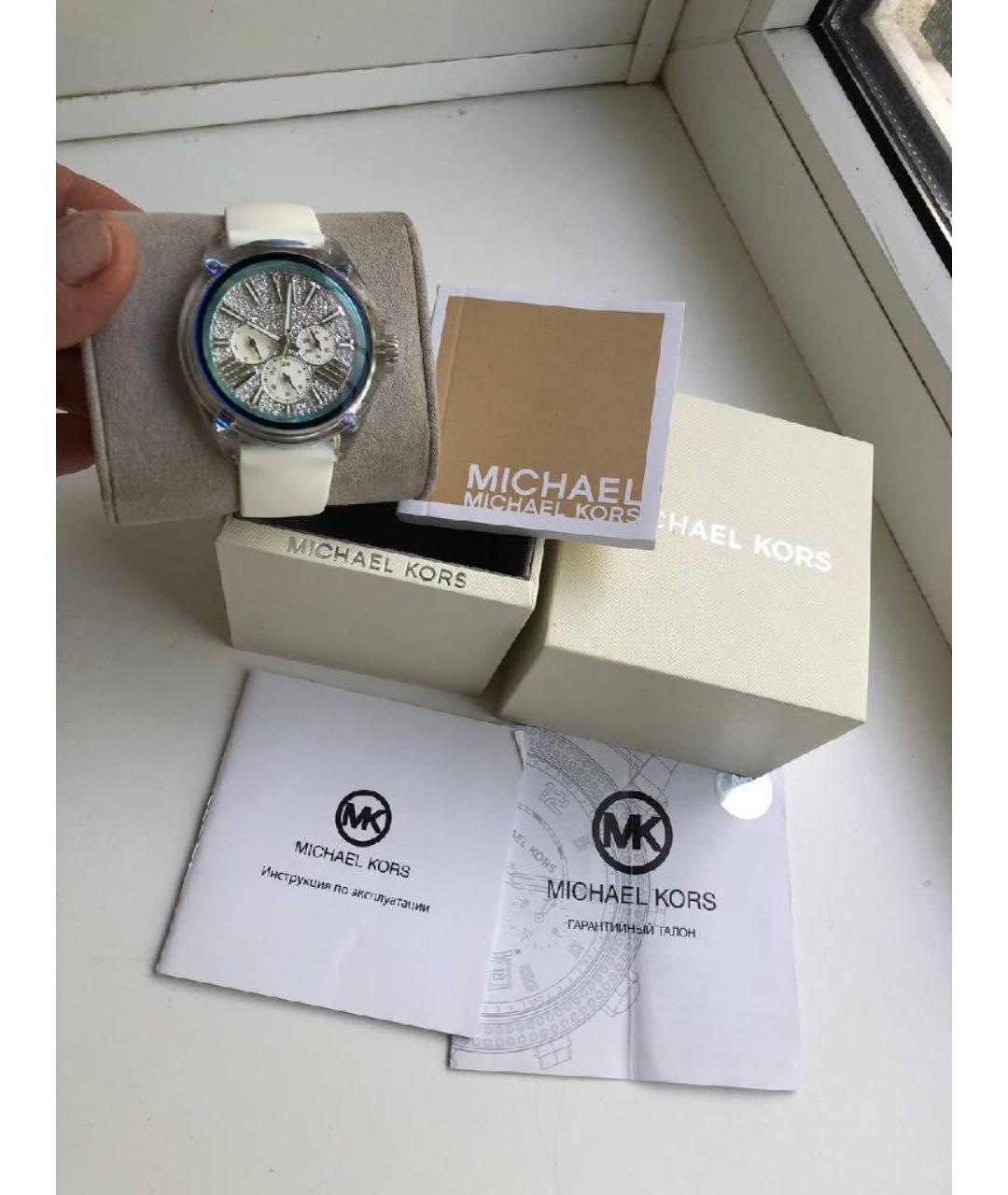 MICHAEL KORS Белые часы, фото 6
