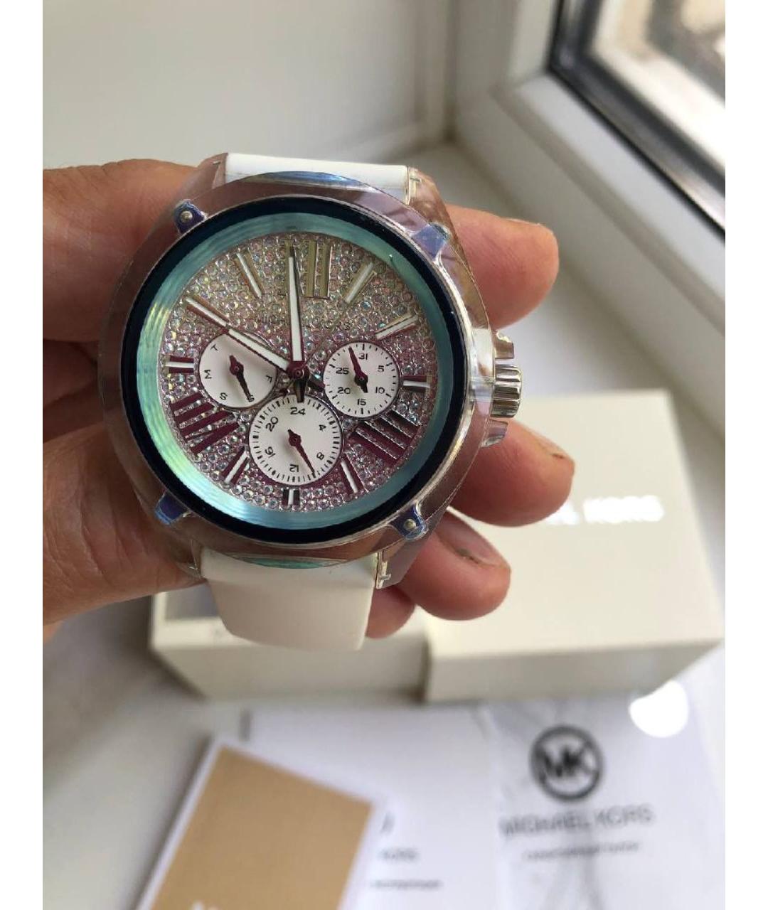 MICHAEL KORS Белые часы, фото 5