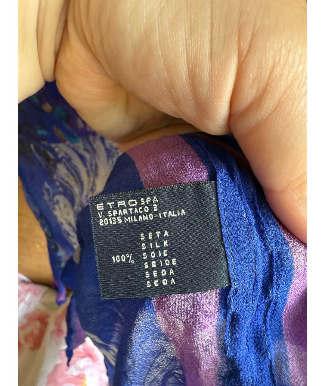 ETRO Мульти шелковая туника, фото 5