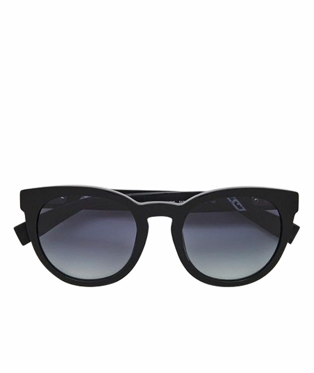 FURLA Черные пластиковые солнцезащитные очки, фото 1
