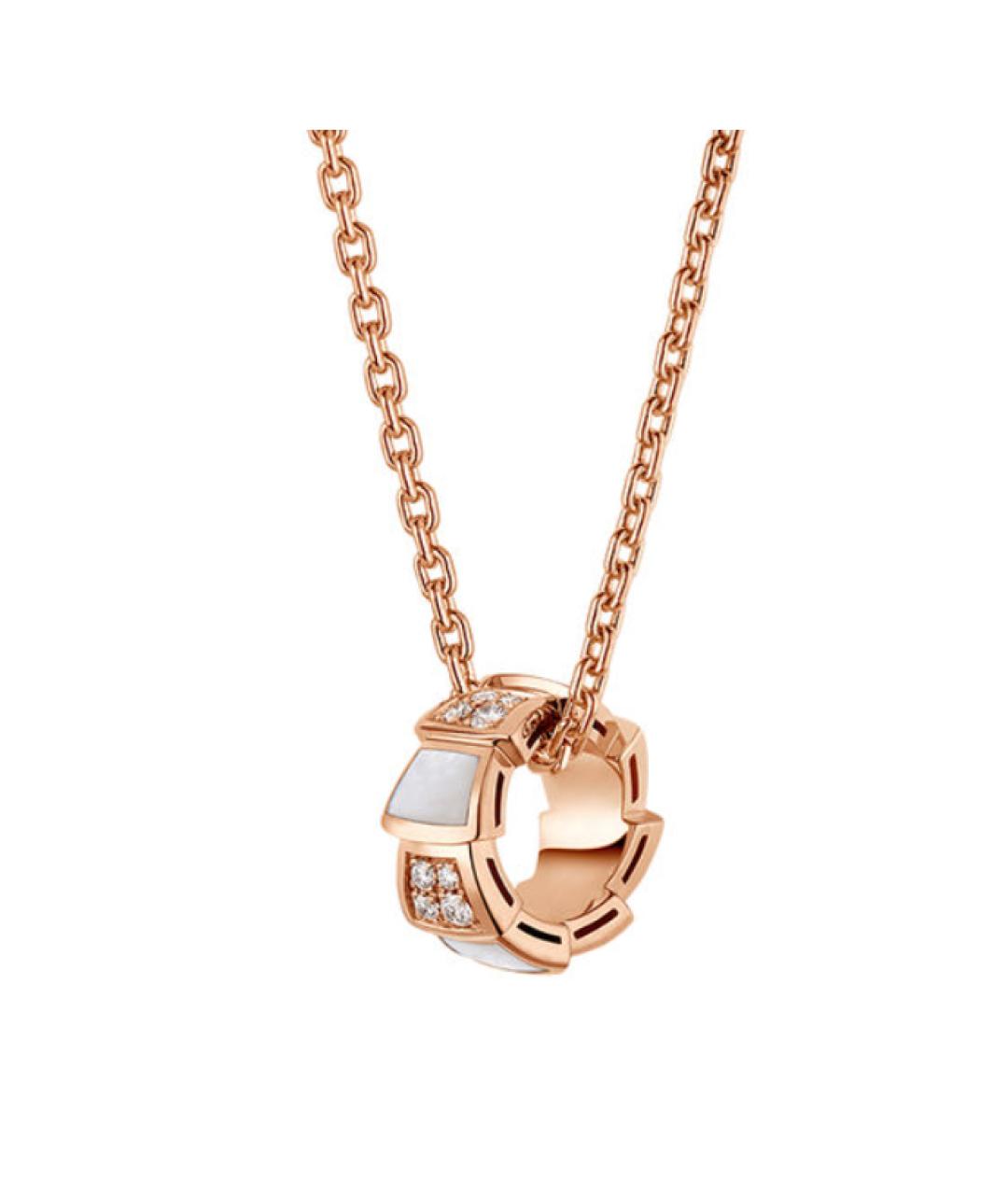 BVLGARI Золотое колье из розового золота, фото 6