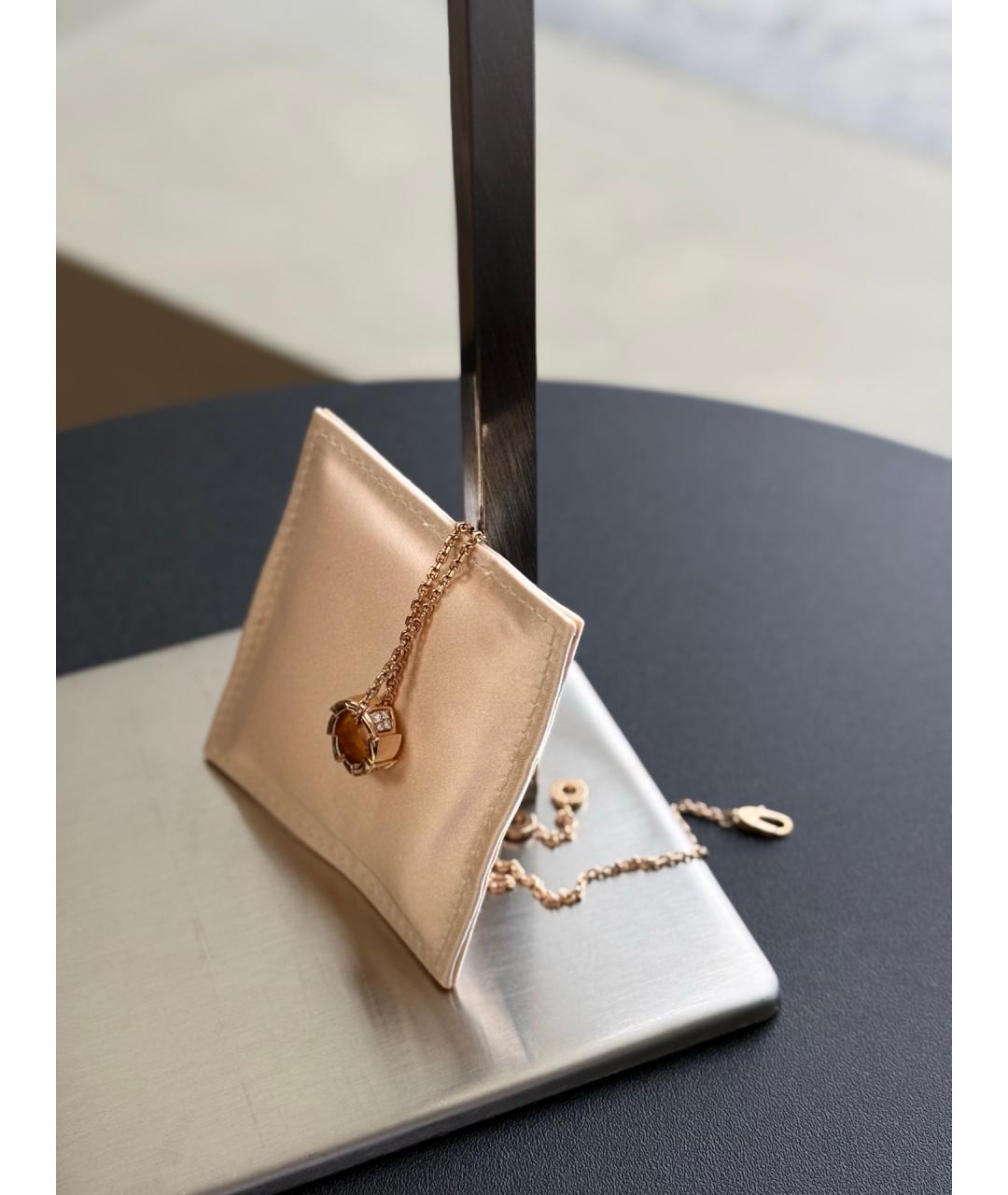 BVLGARI Золотое колье из розового золота, фото 3