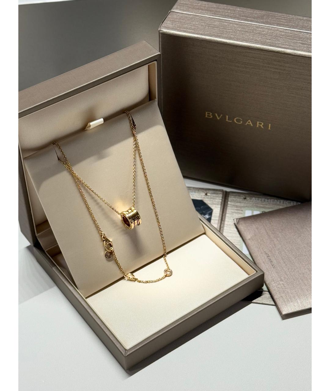 BVLGARI Золотое колье из желтого золота, фото 2