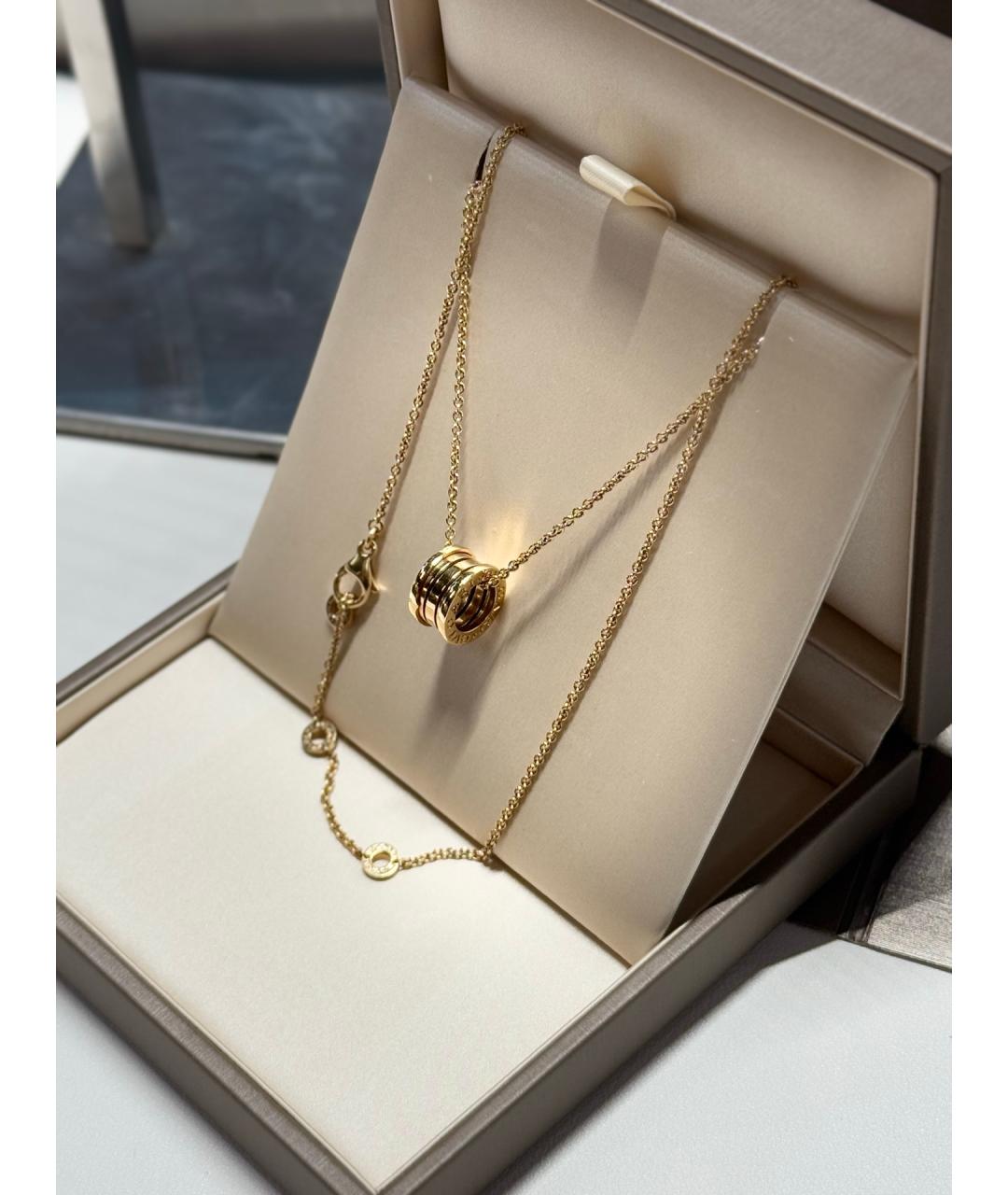 BVLGARI Золотое колье из желтого золота, фото 3