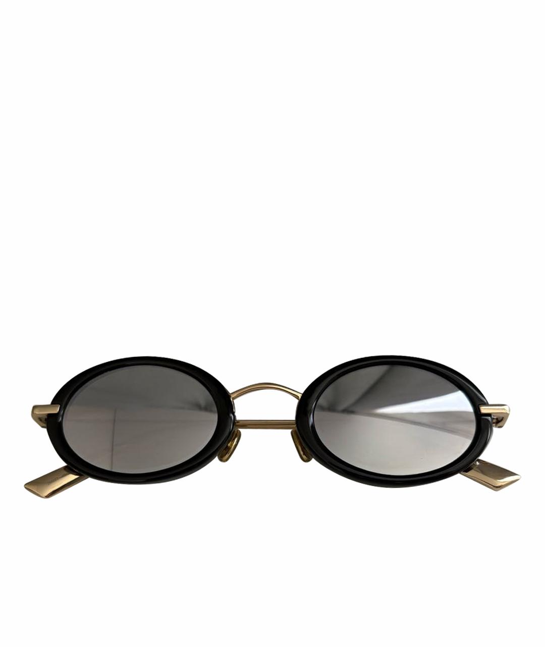 CHRISTIAN DIOR Черные пластиковые солнцезащитные очки, фото 1