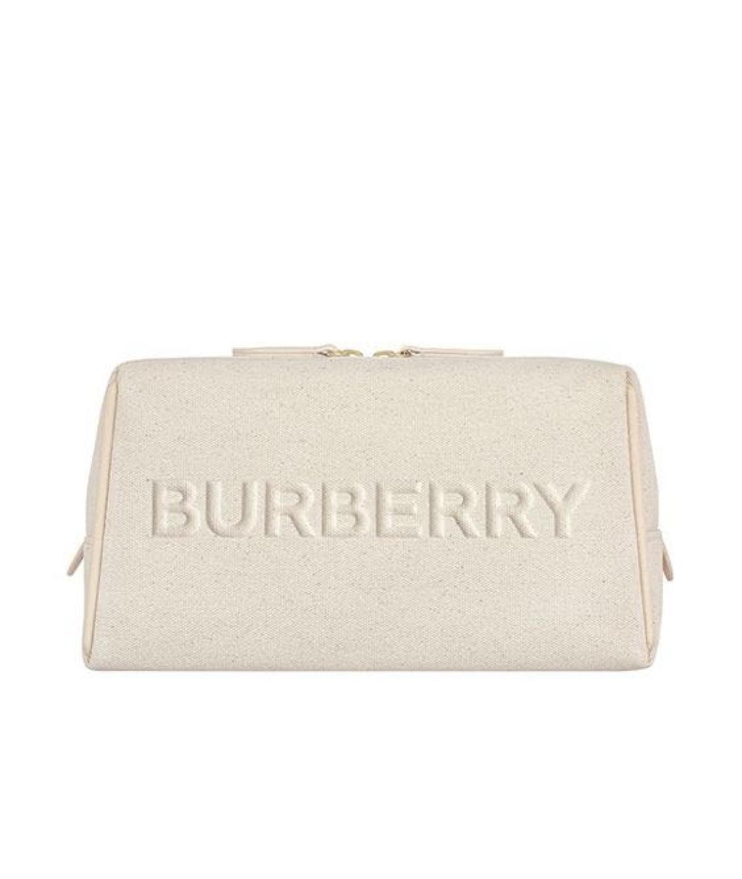 BURBERRY Бежевая косметичка, фото 1