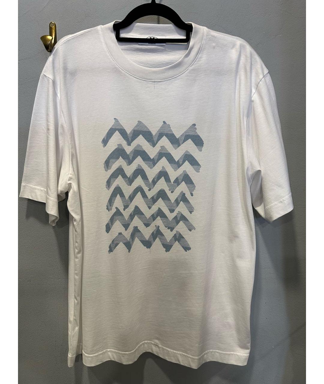MISSONI Белая хлопковая футболка, фото 7