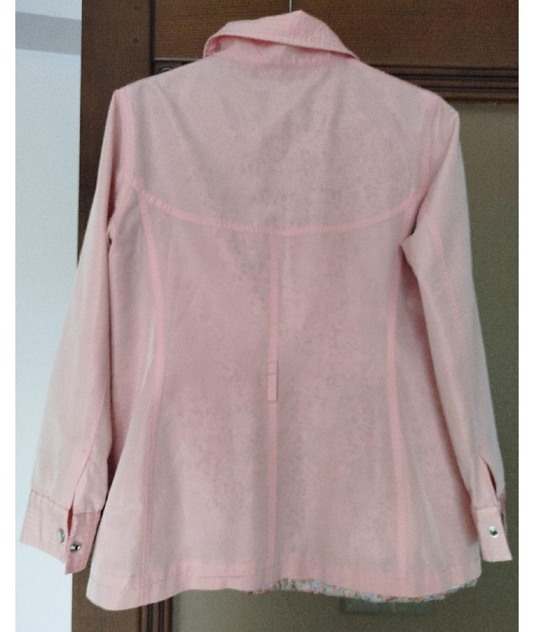 RED VALENTINO Розовая ацетатная куртка, фото 2