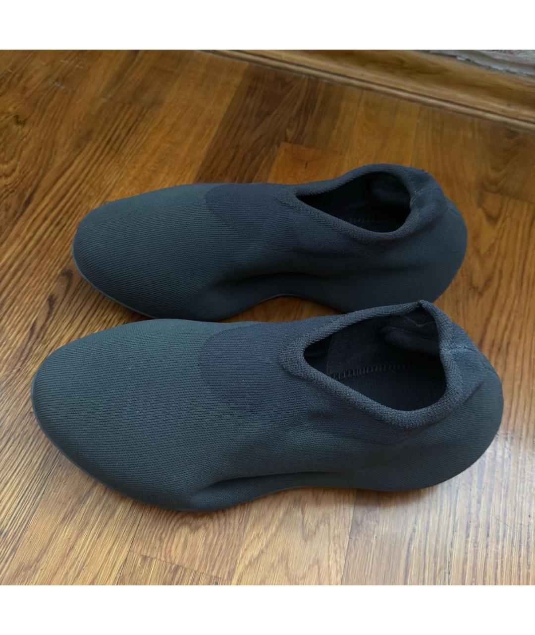 ADIDAS YEEZY Антрацитовые низкие кроссовки / кеды, фото 4