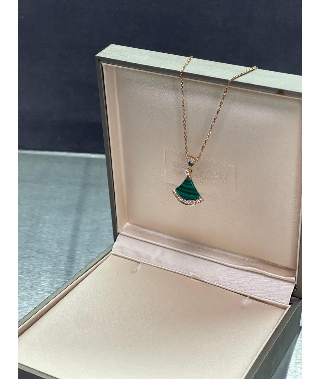 BVLGARI Золотое колье из розового золота, фото 7