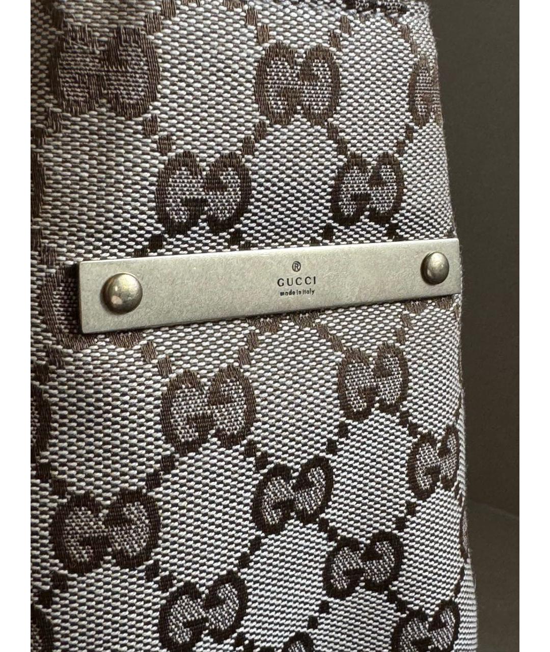 GUCCI Бежевая тканевая дорожная/спортивная сумка, фото 7