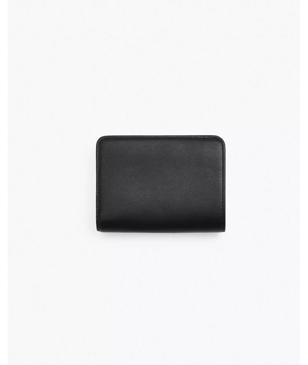 MARC JACOBS Черный кожаный кошелек, фото 3