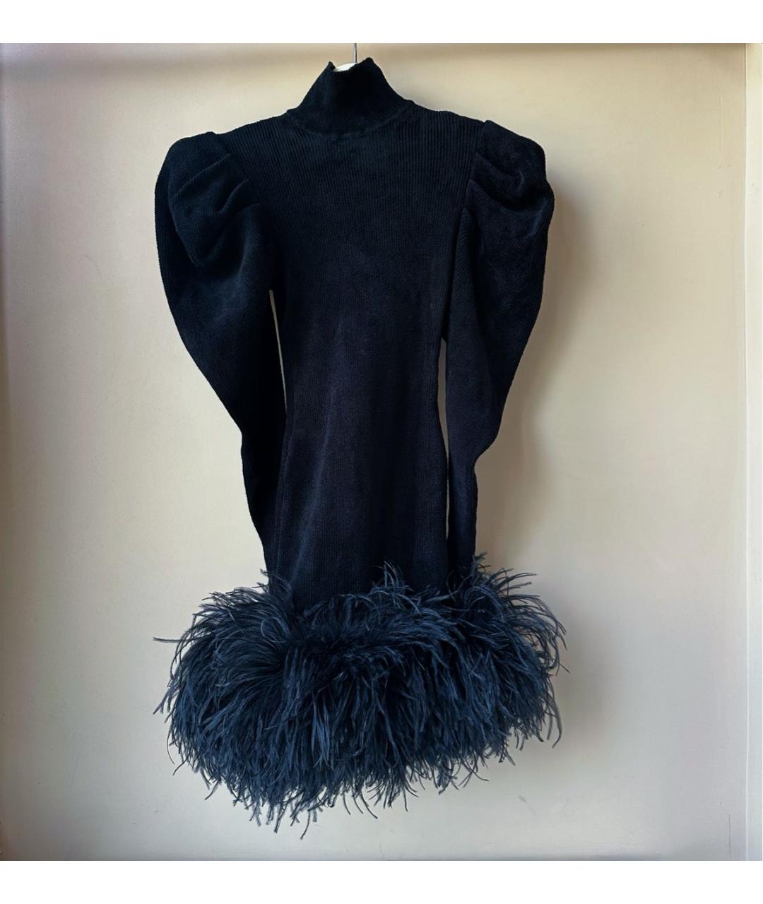ALEXANDRE VAUTHIER Черное вискозное вечернее платье, фото 2