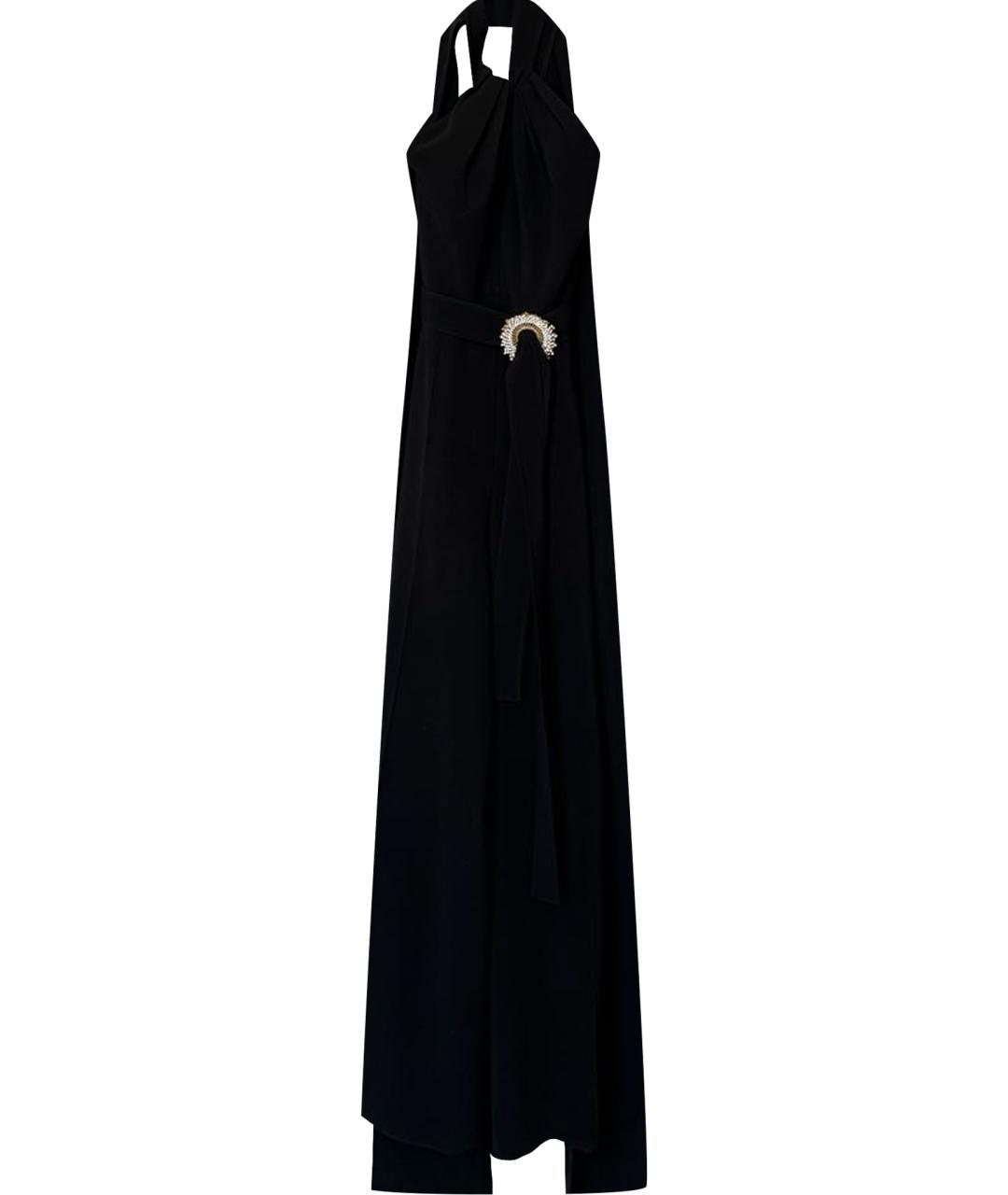 ELIE SAAB Черный вискозный комбинезон, фото 1