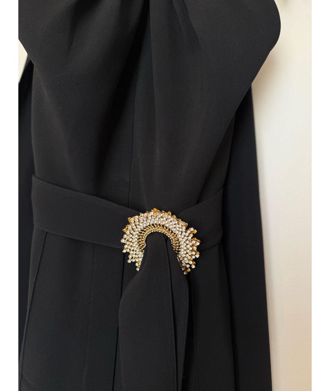 ELIE SAAB Черный вискозный комбинезон, фото 3