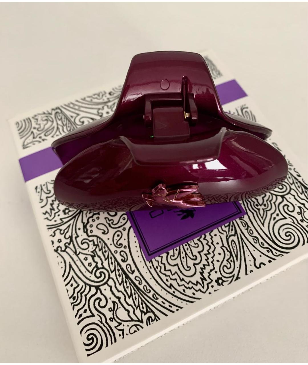 ETRO Фиолетовая заколка, фото 4