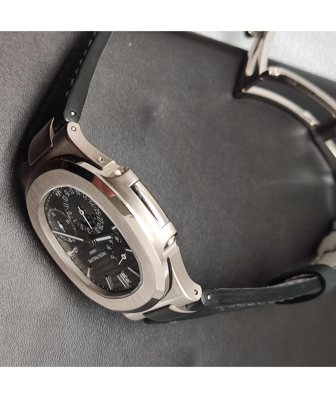 PATEK PHILIPPE Серые часы из белого золота, фото 5