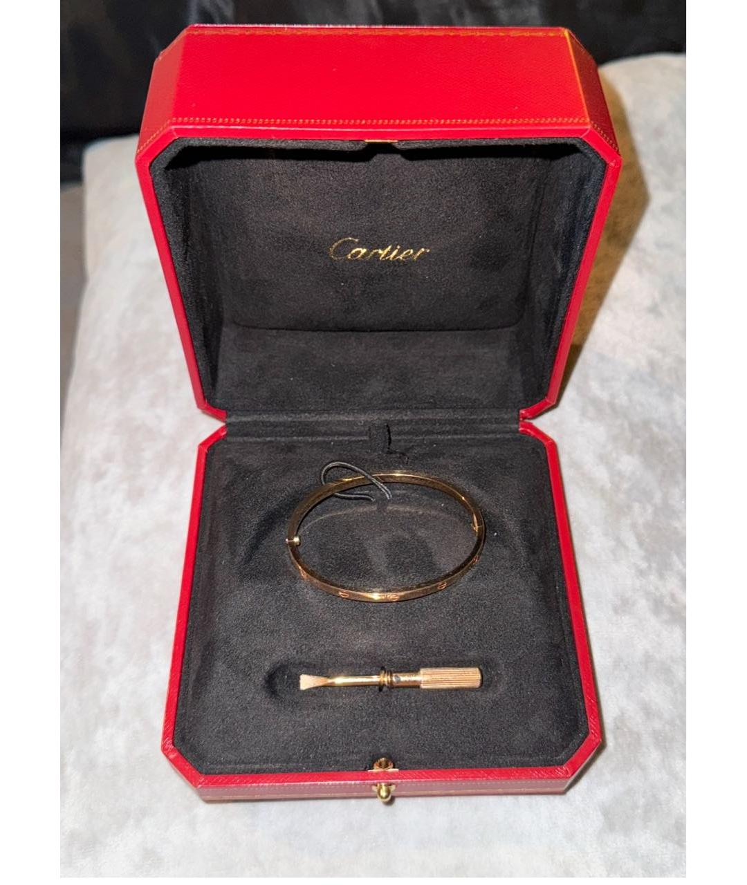 CARTIER Золотой браслет из розового золота, фото 5