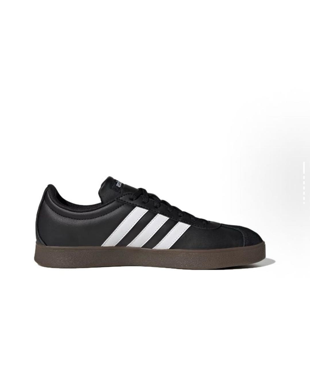 ADIDAS Черные кожаные кроссовки, фото 7