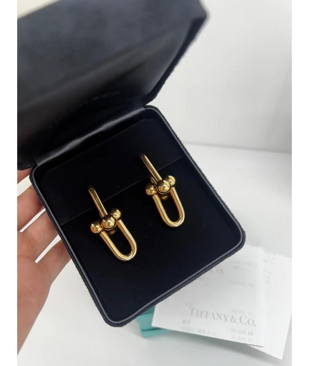 TIFFANY&CO Золотые серьги из желтого золота, фото 2