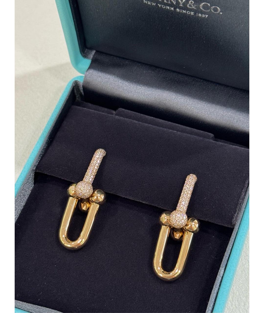 TIFFANY&CO Золотые серьги из розового золота, фото 4