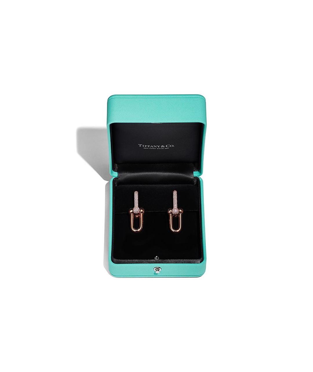 TIFFANY&CO Золотые серьги из розового золота, фото 1
